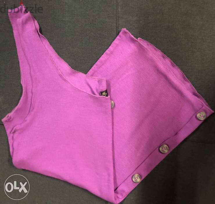 top for ladies, purple color, women clothing 1