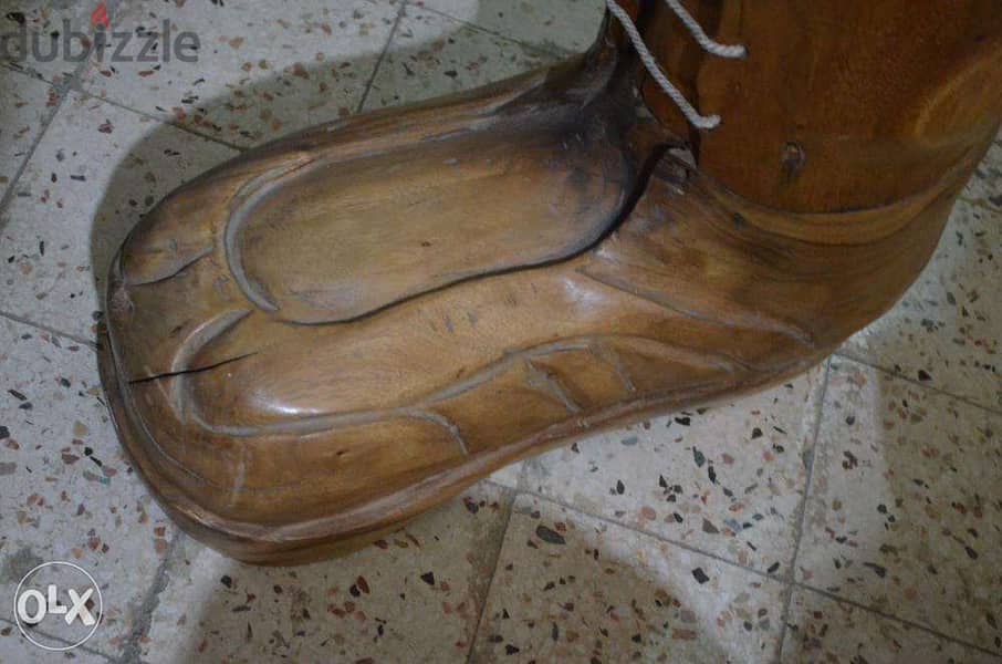 art shoes solid wood 3