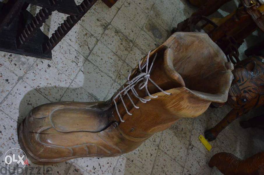 art shoes solid wood 5