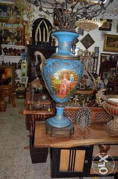 big lighting vase bronze and ceramic 0