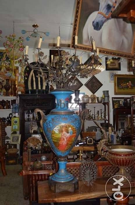 big lighting vase bronze and ceramic 1