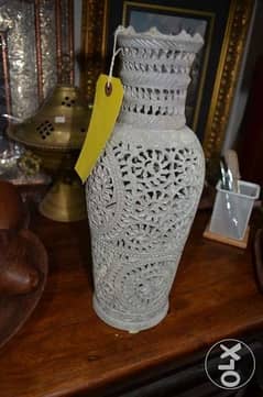 stone vase engraved handmade 0