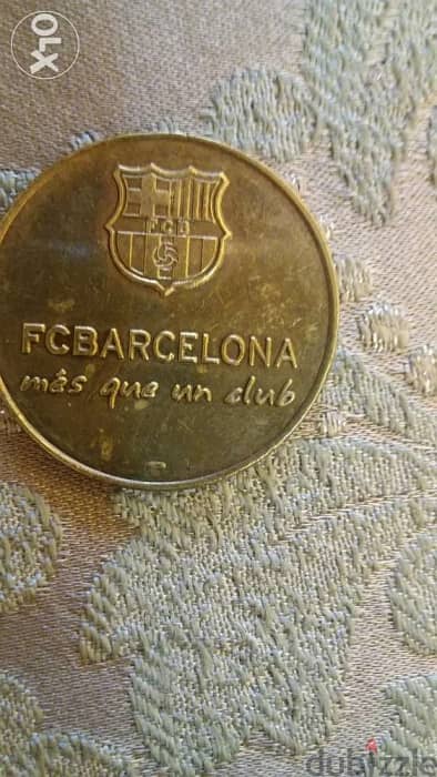 Brazil Neymar Bronze Barcelona Coin 1