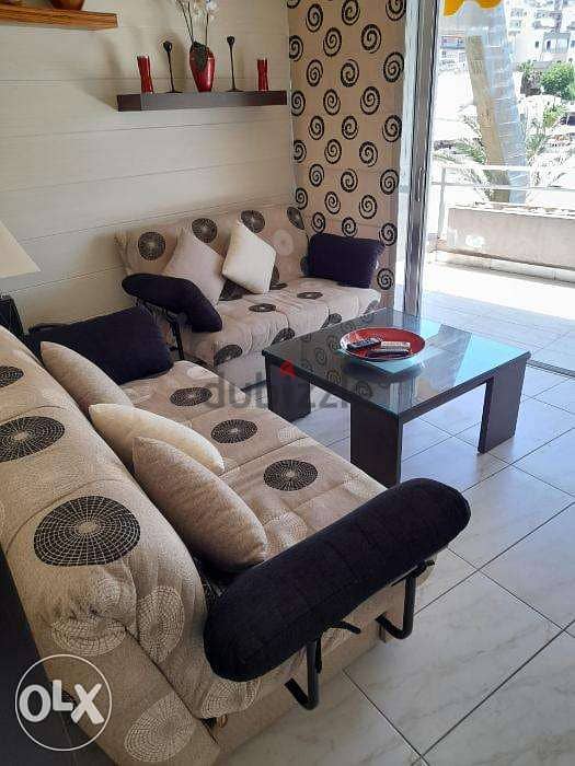 Fully Furnished Beach Chalet with Sea View in Tabarja - St Paul | Rent 3