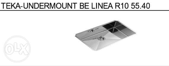 Teka sink s. Steel one boil 75x40cm Be. Linea undermount