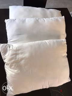 3 pillows used size 75 x 50 / 65 x 50 cm 0