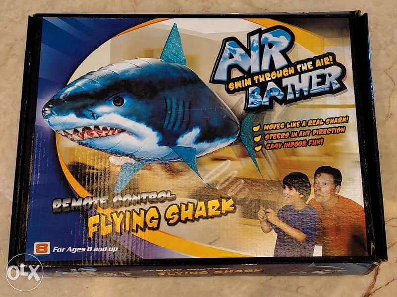 Remote control flying shark 1