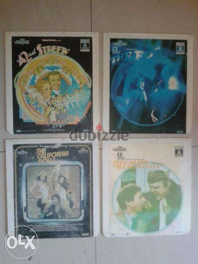 vintage ultra rare RCA videodiscs 7$/disc