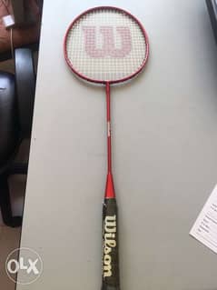 Wilson badminton racket 0