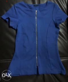 clothing for women, blouse, top, blue/navy color 0