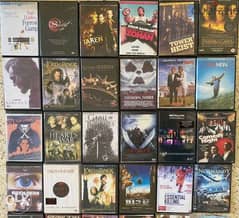 A great selection of movies dvds in very good condition