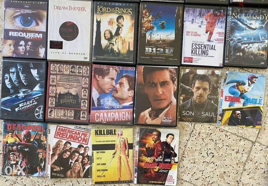 A great selection of movies dvds in very good condition 1