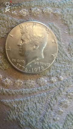 John F Kenndy USA Half Dollar Commemorative year 1776_1976 0