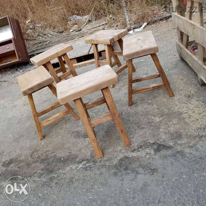 Small table and benches طاولة او بنك صغير 2