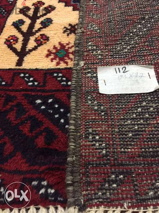 سجادة عجمية. شغل يدوي صوف. Hand made. 97/193. persian carpet. tapis 2