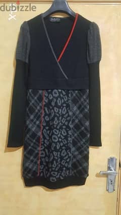 Wool dress medium فستان صوف