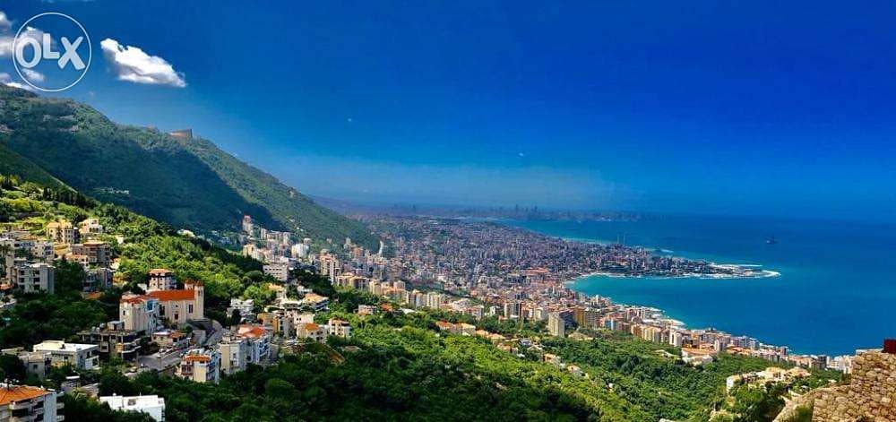 18664 SQM Land in Kfour, Keserwan with Sea and Mountain View 1
