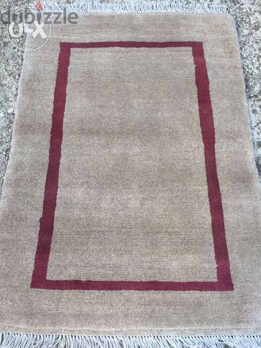 سجاد عجمي. شغل يدوي في منهالون احمر Hand made. persian carpet. tapis 4