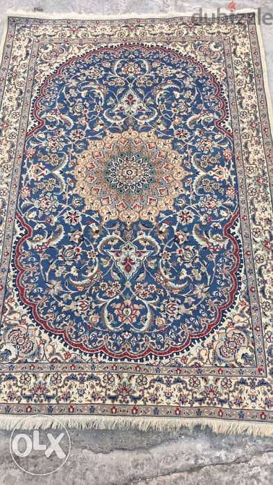 سجاد عجمي . نايين جوز قديم. Hand made. Persian carpet 4