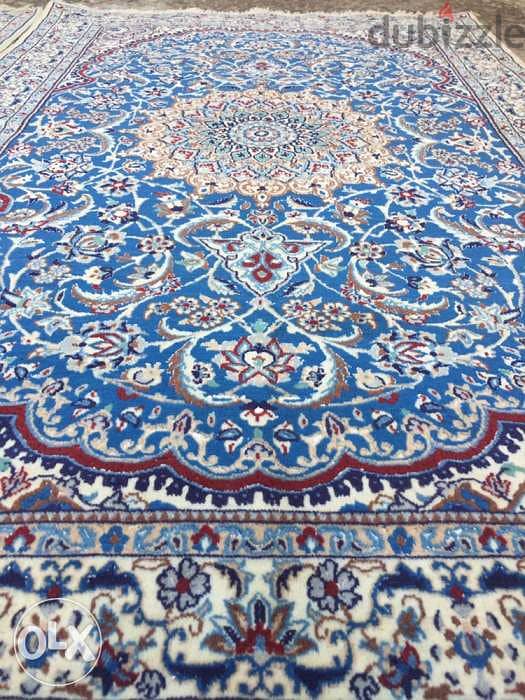 سجاد عجمي . نايين جوز قديم. Hand made. Persian carpet 5