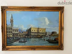 Oil painting 60cmx90cm frame included 0