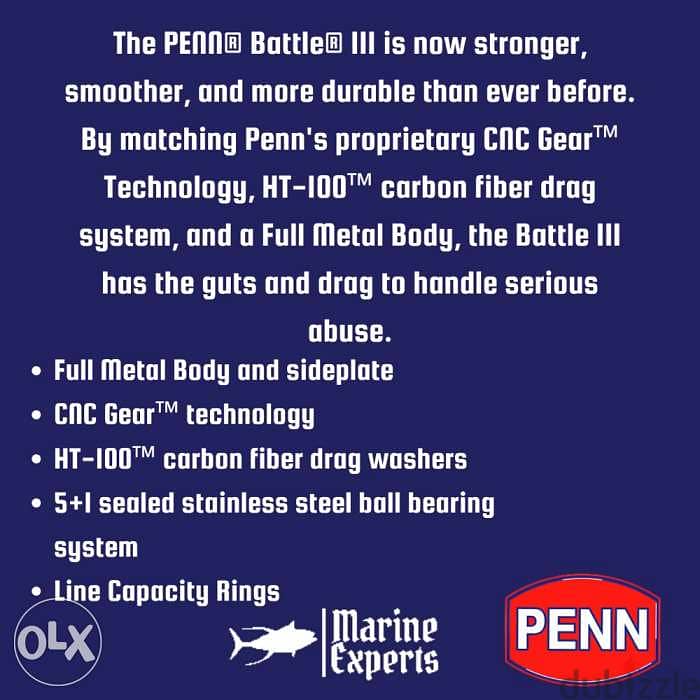 Penn Battle III 5000 fishing reel 3