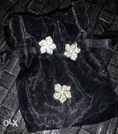 women accesories,silver set,pendant with earings, طقم فضّة 0