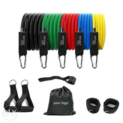 Set 11pcs Resistance bands 150LBS