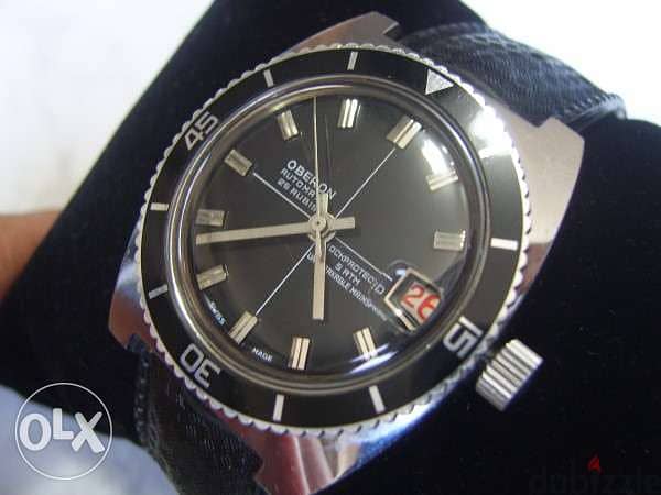 Vintage 1960's OBERON Diver's Swiss Automatic Watch - Excellent Cond 0