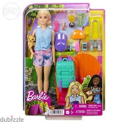 Barbie It Takes Two Malibu Camping Doll (11.5 in Blonde) with Pet Pupp 0