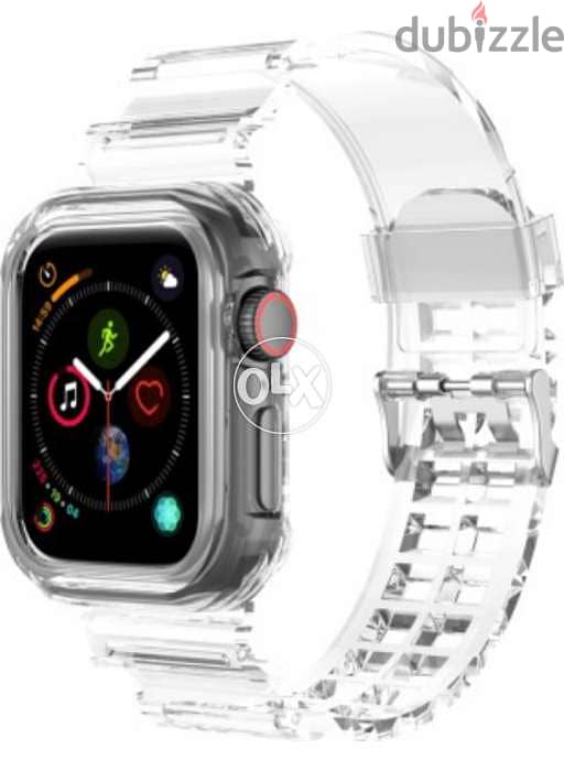 Apple watch transparent band & magnetic charge for series 1_2_3_4_5_6 6