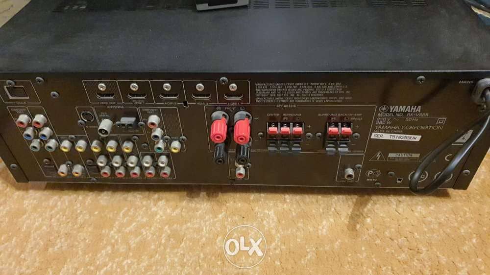 Yamaha AVR 7.1 Dts master audio and dolby Digital plus 1