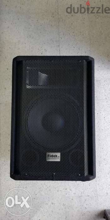 2 speaker 12 inch fidek,not powered passive,khachab,jded