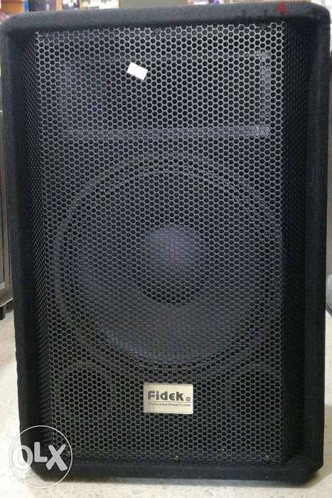 2 speaker 12 inch fidek,not powered passive,khachab,jded 1