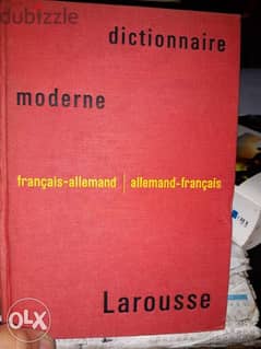 Dictionnaire moderne Larousse Allemand-Français 0