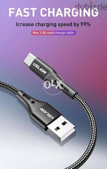 cable usb type c 3A 2m length fast charge best quality 0