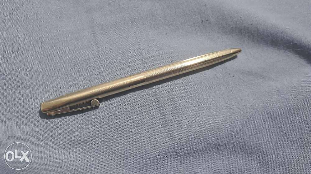 Sheaffer gold plated ballpoint pen 1