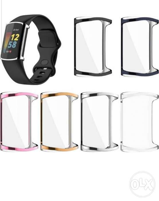 Fitbit charge 5 Full glass screen protector case for fitbit charge 5 0