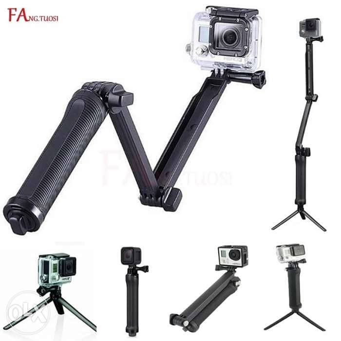 Tripod and selfie for Gopro Hero 12 11 10 9 8 . . . and action cameras 1