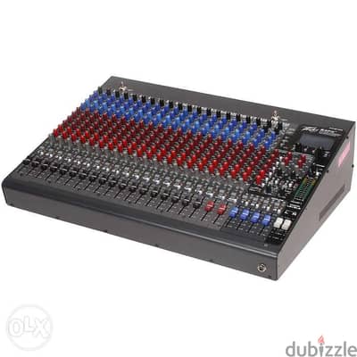 mixer peavey 24 input,double effect,6 aux,usb play & record+processor