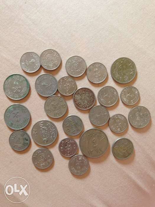 24 Saudi Arabia old coins 0