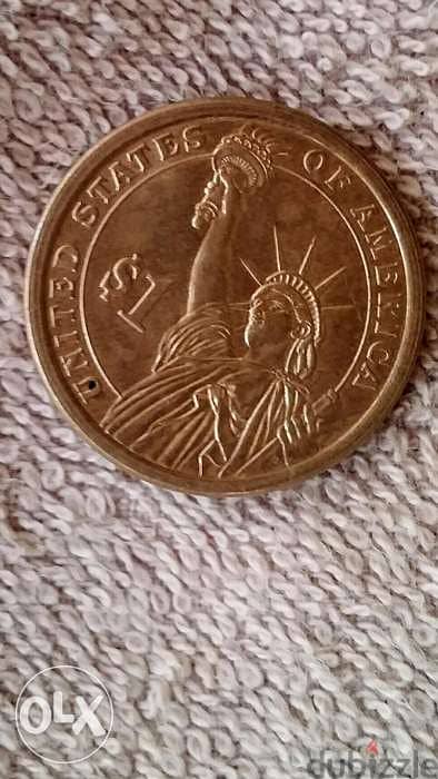 USA Bronze 1 Dollar Coin President James Buchan(1857_1861)Very special 1