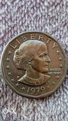 USA 1 Dollar Susan B. Anthony year 1979 with flying Eagle Very Special