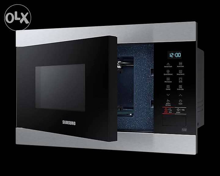 Built-In Grill Microwave with Smart Humidity Sensor, 22L 2