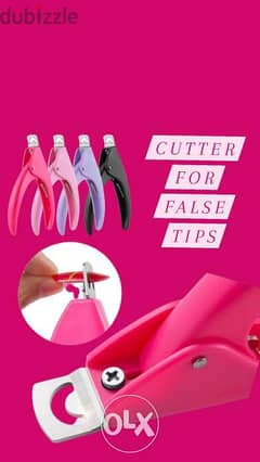 Cutter for false tips