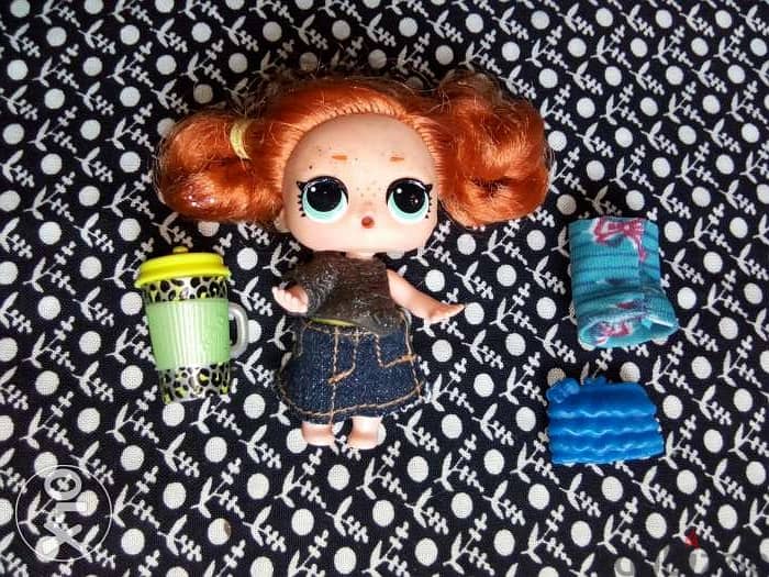 LOL Red head as new weared +her accessory doll from MGA height 8 Cm=10 2