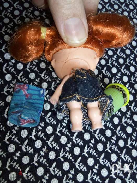 LOL Red head as new weared +her accessory doll from MGA height 8 Cm=10 3