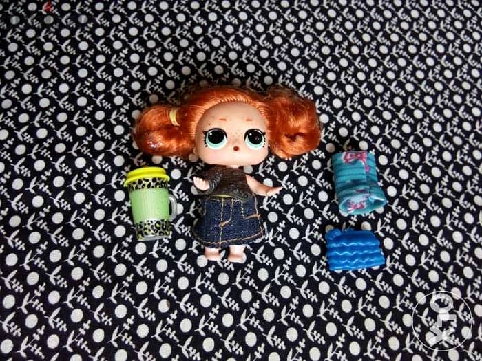 LOL Red head as new weared +her accessory doll from MGA height 8 Cm=10 4