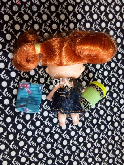 LOL Red head as new weared +her accessory doll from MGA height 8 Cm=10 1