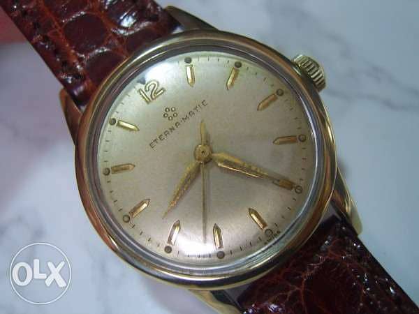 Eterna-Matic 14k / Steel Automatic Watch in Excellent Condition 1